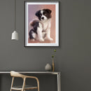 5D DIY Full Drill Diamond Painting Dog Cross Stitch Mosaic Kit Home Decor