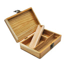 Portable Wooden Storage Box Holder Hand Cigarette Tool Box Case F