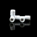 2x 1/4" 3-way Union Tee Tube Quick Connect Push Fit RO Water Re JR