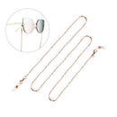 Simple Eye Glasses Sunglasses Spectacles Chain Holder Metal Necklace Reading  JR