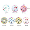 Random Color Baby Silicone Teether Donuts Chew Biter toys Kids Goods O1Y5