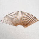 High Quality Set 36pcs Single Pointed Bamboo Knitting Needles Case 2mm -10mm f,a