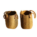 2X(Storage Basket 2Pc Seaweed Woven Vase Floor Dry Flower Basket Innovative