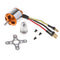 Brushless Motor A2217 1750KV for Fixed Wing Motor Accessory 7'' Propeller