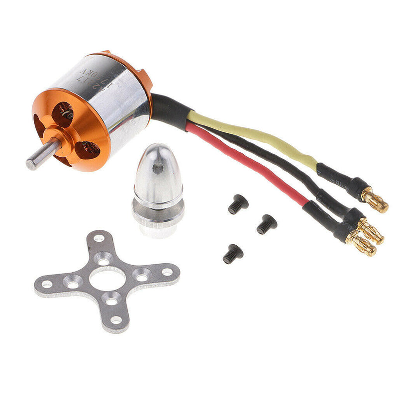 Brushless Motor A2217 1750KV for Fixed Wing Motor Accessory 7'' Propeller