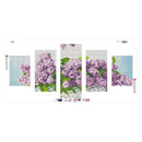 Violet 5D DIY Full Drill Diamond Painting Crafts 5-pictures Combination Kit