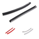 2Pieces Longboard Protective Strip Outdoor Skateboarding Accessories Black