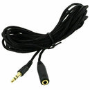 5M 3.5mm Stereo Headphone Audio Extension Cable Lead Plug TO Socket