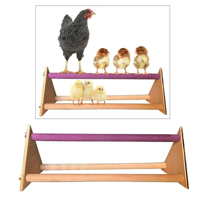 Set of 2 Birds Chicken Perch Hanging Accessory Chicken Large Birds Canary