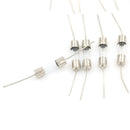 10pcs Glass Tube Fuse Axial Leads 5*20mm 6.3A F6.3A 250V Fast Quick Blow   Z