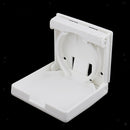 Pack of 4 Large Plastic Cup Holders, Adjustable for Holding Cups up to 75mm-90mm