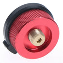 Camping Stove Butane Gas Metal Adapter Convert Fuel Canister for Long Gas TankLJ