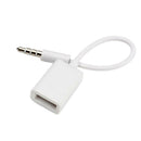 3.5mm Audio Jack to USB 2.0 Male Cable & 3.5mm Male to USB2.0 Female Cable