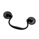 Modern Matte Black Door Knobs - Cupboard Cabinet Drawer Pull Handle 115mm