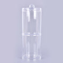 Acrylic Cotton Swab Makeup Organizer Storage Box Container Pad Holder CosmeS Ew