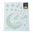 Cartoon Twinkle Star Moon Glow In The Dark Luminous Wall Stickers Decals De D8L3