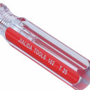 2 Pcs Red Clear Antislip Handle 4mm Magnet Tip T25 Security Torx Screwdrive M9G1