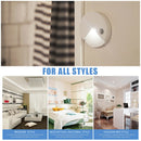 Round PIR Motion Sensor Hotel USB Rechargeable Children Bedroom LED Night Light