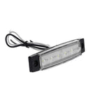 Waterproof  LED Car Truck Trailer Lorry Side Marker Light Indicator Lamp White