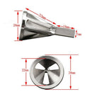 1X(Deburring External Chamfer Tool Stainless Steel Remove Burr Tool For Dri