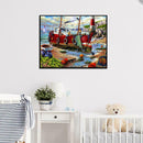5D DIY Full Drill Diamond Painting Cross Stitch Embroidery Kits (Seaside)