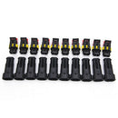 10 Kits 2 Pin Way Sealed Waterproof Electrical Wire Connector Plug Car Auto Z