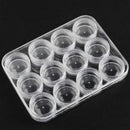 12 Compartment Plastic Storage Box Jewelry Bead Craft Container Organizer Case