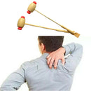 1xDurable Bamboo Massager Back Scratcher Wooden Body Roller Stick Backscratc_kz