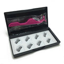 8 Pcs Magnetic Eyelashes Reusable Double Magnet False Eye Lashes & Tweezer F5T9