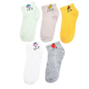 1 Pairs Women Short Socks fruit Cute College Fresh Female Socks Soft Cot- OZ