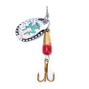 Fishing Lures Artificial Bait Metal Bionic Tackle Rotate Sequins Spinner neME