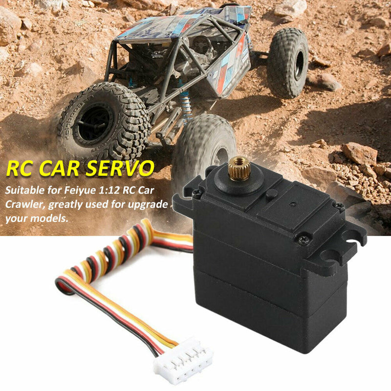 Practical Metal Gear Replacement Parts RC Car Servo Easy Install For Feiyue 1:12