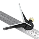 12" Combination Tri- Square Ruler Steel Machinist Measuring Angle Tool Ruler new