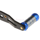 Portable 4 Bearings Fishing Reel Handle Baitcasting Fishing Reel Rocker Blue
