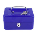 Portable Money Box 6 Compartments Coin Cash Mini Safe Box for Home School Office