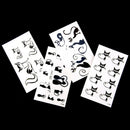 10Pcs Small Black Cat Waterproof Temporary Tattoos Body Art Flash Tattoo StickMO
