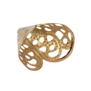100Pcs Filigree Bead End Bead Caps Crimp DIY Jewelry Findings Handicrafts