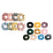 18 Pieces Hair Scrunchies Stylish Ponytail Holder Ties Rope Bands Scrunchie