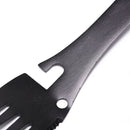 multifunctional camping cookware spoon fork bottle opener outdoor survival tool!
