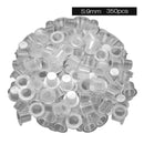 1000pcs Plastic Disposable Tattoo Ink Cap Mix Size Pigment Holder Container A