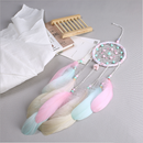 Pink Dream Catcher Feathers Home Car Wall Hanging Decoration Ornament Craft