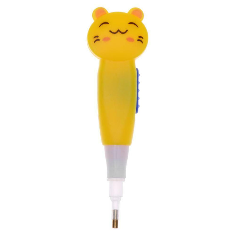 5D Diamond Painting Cross Stitch 1 Head Point Drill Pen with Light(Tiger)