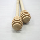 New Wooden Honey Dipper Stick for Honey Jar Long Handle Mixing Stick 3C
