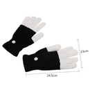 LED Luminous Gloves Full Finger Light Up Flashing Party Dance Costume Gloves AU!