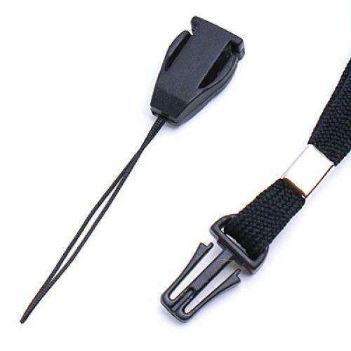 1Pcs 16'' Black Neck Strap Lanyard for Mp3 Mp4 Player Camera Phone ID Card PAD