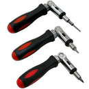 0-180 Degree Multi Function Ratchet Screwdriver 1/4 Inch Inside Hexagon Int H6A7