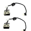2pcs DC Power Jack plug in Cable Fit for Lenovo 80HW 80FG 5.3inch Black New