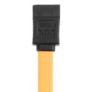 40cm SATA HDD Hard Drive Optical Drive Double Chip Data Cable with Buckle A