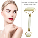 Facial Massage Roller Double Heads Jade Stone Nature Face Lift Sliming Tool A
