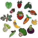 14PCS/Set Embroidered Fruit Iron On Sew On Patches Badge Fabric Applique CraftXP